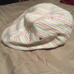 Old Navy Stripped Paperboy Hat L/XL